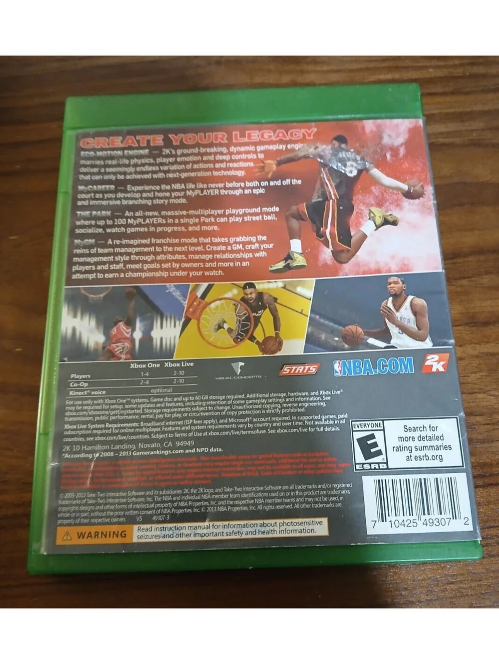 NBA 2K14 (Microsoft Xbox One, 2013)